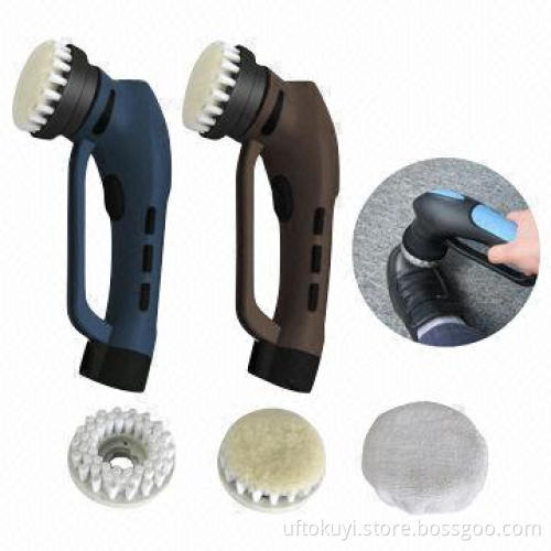 Electric Shoe Polisher, 4 Pieces AA Cell Batteries, 50 Minutes Run Time